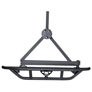 Jeep Wrangler Spare Tire Carrier - Rear - Rugged Ridge - RRC - Black - `87-`06 Jeep Wrangler Spare Tire Carrier - Rear - Rugged Ridge - RRC - Black - `87-`06